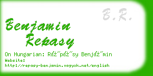 benjamin repasy business card